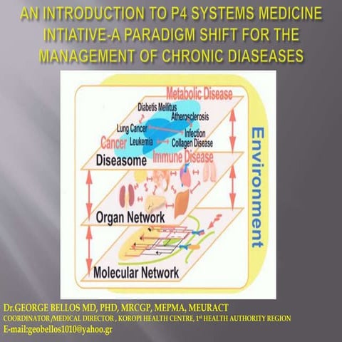 The P4 Initiative: Personalized - Predictive - Preventive - Participatory Med...