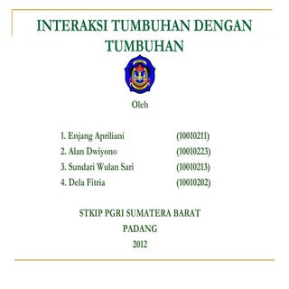 Ppt ekologi  tumbuhan