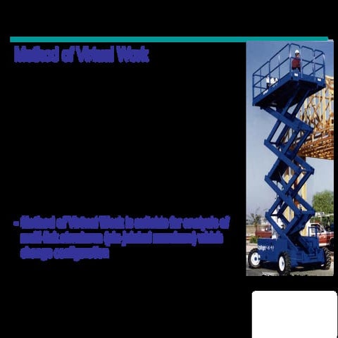 Virtual Work and method of virtual displacement