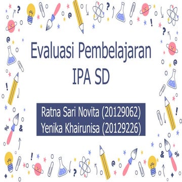 PPT EVALUASI PEMBELAJARAN IPA SD KEL 8.pptx