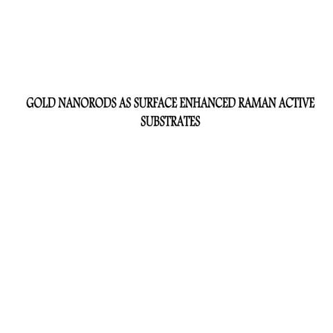 Gold  nanorods