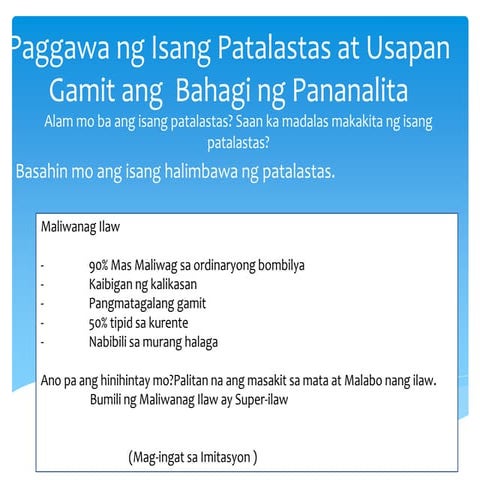 Arts 5 Q1 M1 Mga Selebrasyon sa Pilipinas.pptx