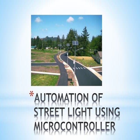 Solar street lights using solar tracker and 