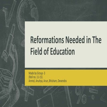 Ppt on education system in india | PPTX