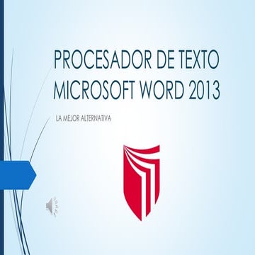 Microsoft Word 2013