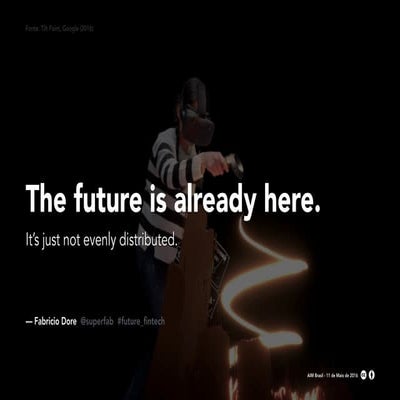 Fintech: Design, UX, Innovation @ AIM Brasil 2016 