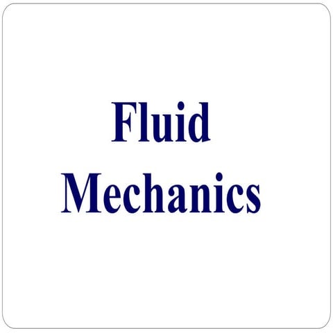 PPTFLUID-MECHANICS-01 for electrical engineering