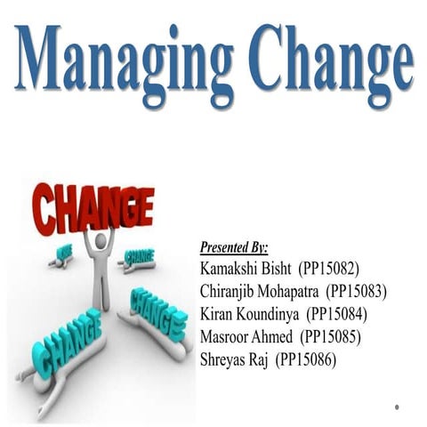 Managing Change