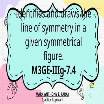 Identifies and draws the line of symmetrical.pptx