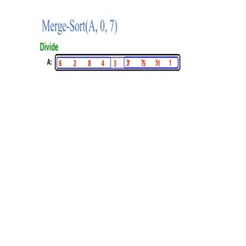 Merge sort algorithm power point presentation | PPTX