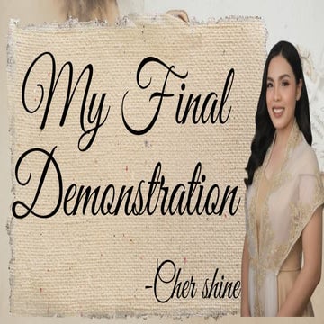 PPT FOR FINAL DEMO 1.pdf FOR MY FINAL DEMO | PDF