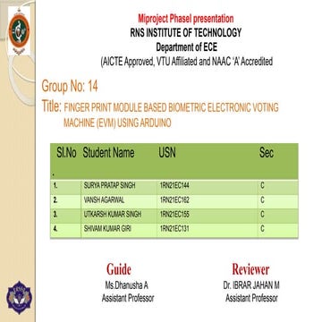 fingerprint based electronic voting machine | PDF