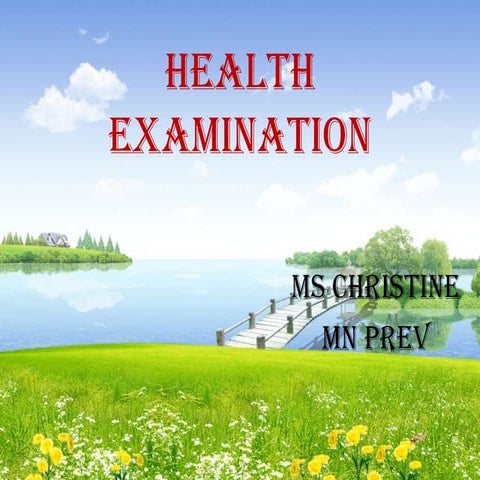 Ppt for physical examination