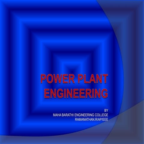 Ppt for power plant