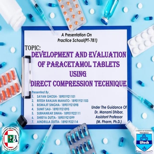 Tablets And Capsule Preformulation Of Paracetamol