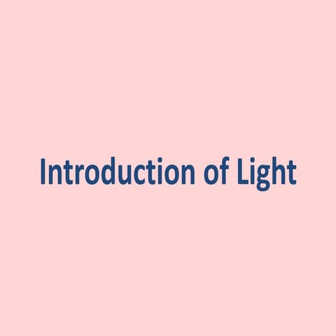 Ppt for reflection of light