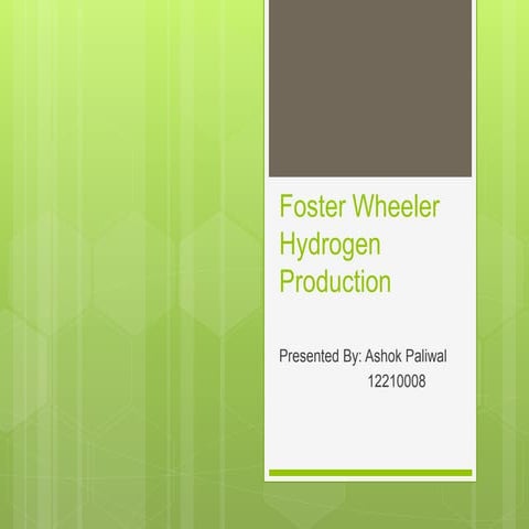 Ppt fw hydrogen production