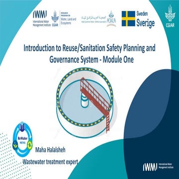 Introduction to Reuse/Sanitation Safety Planning and Governance System - Modu...
