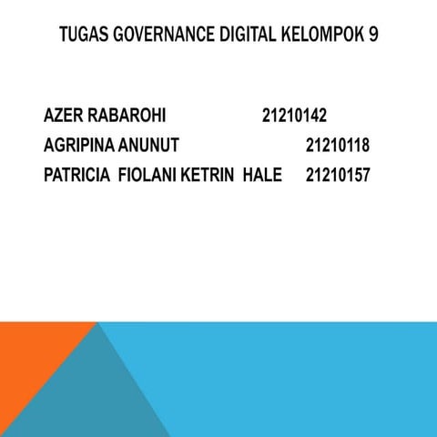 Model model E governance | PPTX