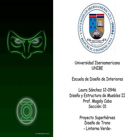 Presentacion Trono - GREEN LANTERN.