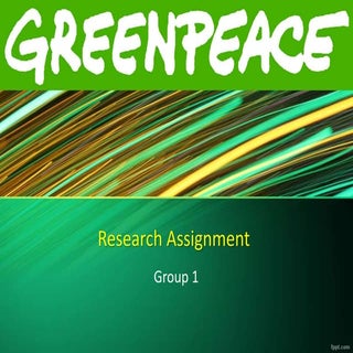 Greenpeace PPT