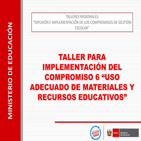 USO ADECUADO DE MATERIALES Y RECURSOS EDUCATIVOS