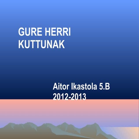 Gure Herri Kuttunak 5.B