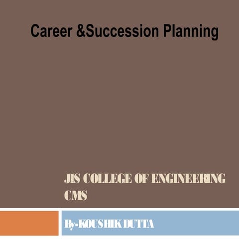 Career & Succession Planning