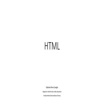 HTML Primeras etiquetas