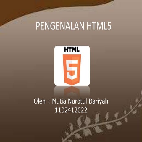 Ppt html5 | PPT