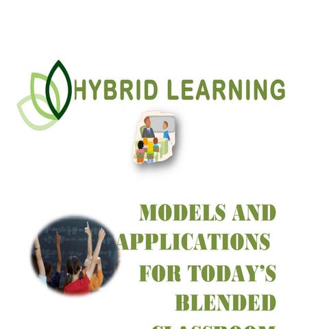 HYBRID Learning:  Applications for Today's Blended Classroom