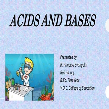 acids and bases | PPTX