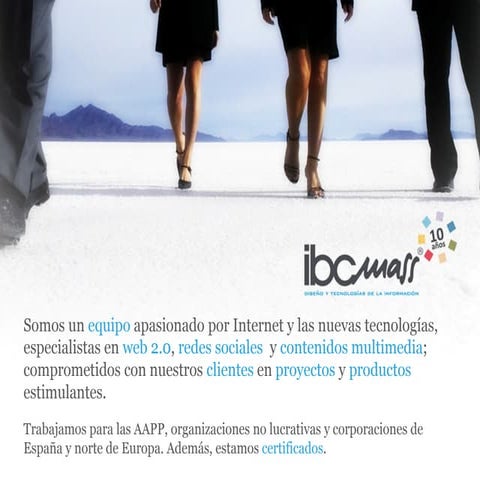 Presentación corporativa IBCmass