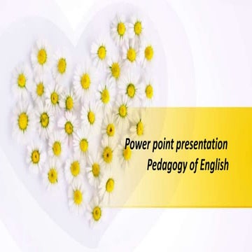 Pedagogy of English