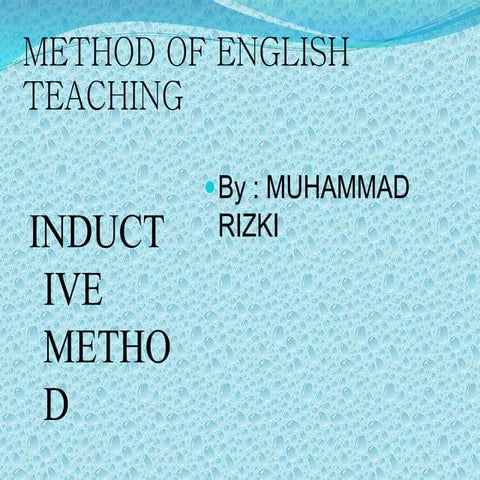 powerpoint inductive method