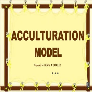 Language Acquisition PPT  (Acculturation)