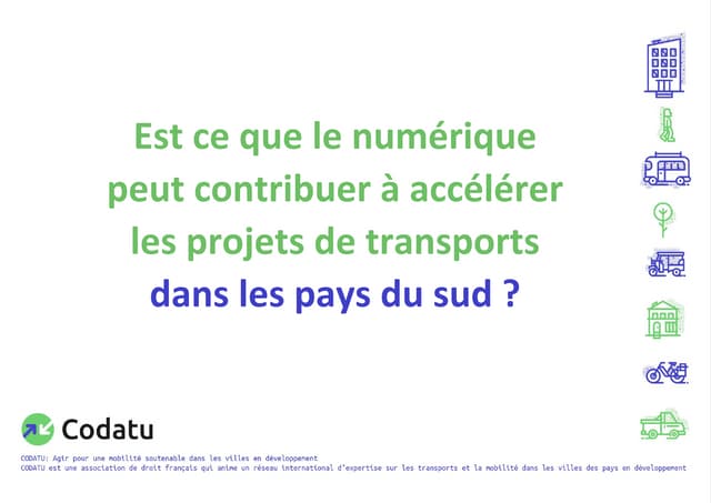 Mobilites et Numériques dans les pays en développement