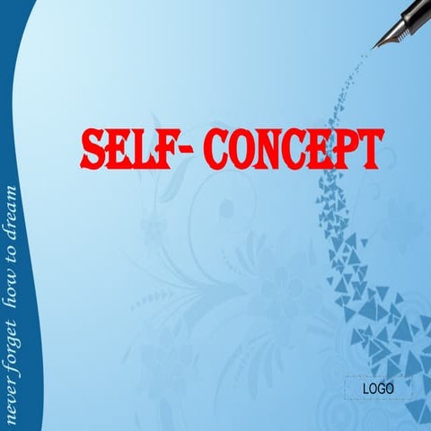 ppt in self concept.and dimensions of self conceptptx