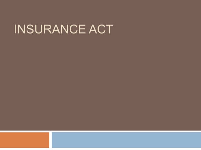 Ppt insurance ...