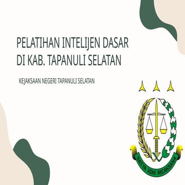 Pengenalan Intelijen: Fungsi, Peran, dan Etika Intel dalam Keamanan ...