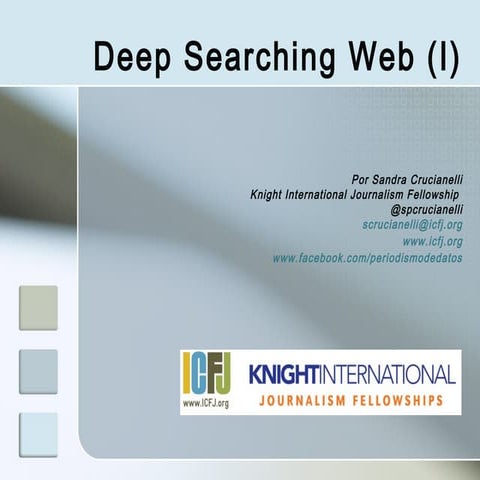 Deep Web searching