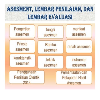 Ppt evaluasi pembelajaran