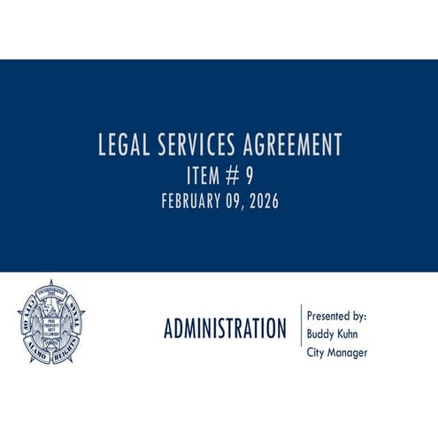 PPT Item # 9 -- Legal Services Contract | PDF