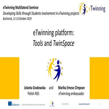 Jolanta and Emese (Twinspace and Tools)