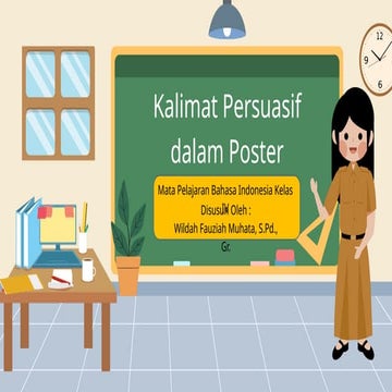 PPT KALIMAT PERSUASIF.pptx Poster. Kalimat