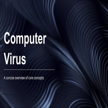 pptxComputer virus data how to protect computer