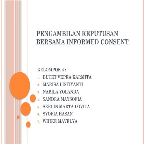 Informed Choice dan Informed Consent | PDF