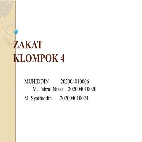 PPT KELOMPOK 4 FIQIH 1 TENTANG ZAKAT.pptx