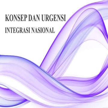 Integrasi nasional ppt | PPTX