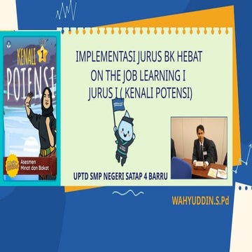 jurus 1 bk hebat kenali potensi siswa kelas sembilan